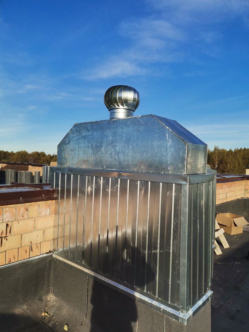 Дефлектор крупный план